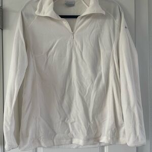 Columbia Women’s White Half-Zip Sweater